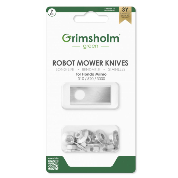 Robotknivar 9-pack till Honda Miimo 310, 520 m.fl.