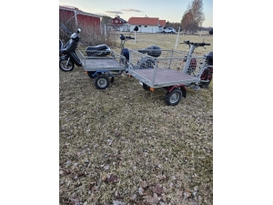 Beg. Packmoped, Norsjö Carrier 4T. 2010 (Vinröd)