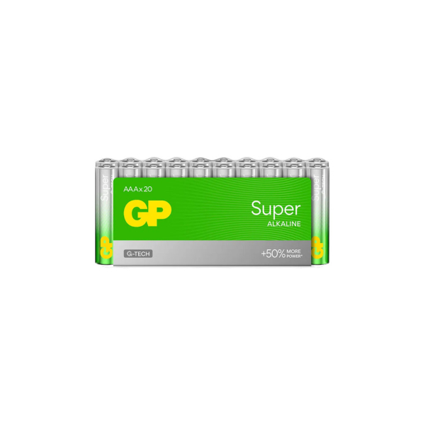 Stavbatteri 1,5V Storlek AAA, 20-Pack